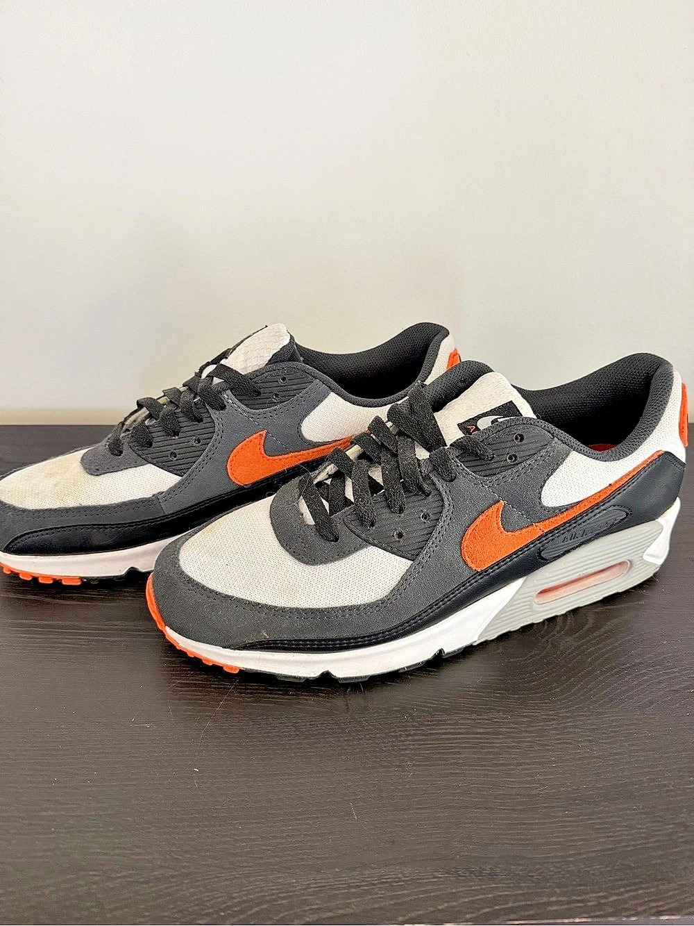 Nike Air Max 90 Total Orange Sneakers Black & Orange
